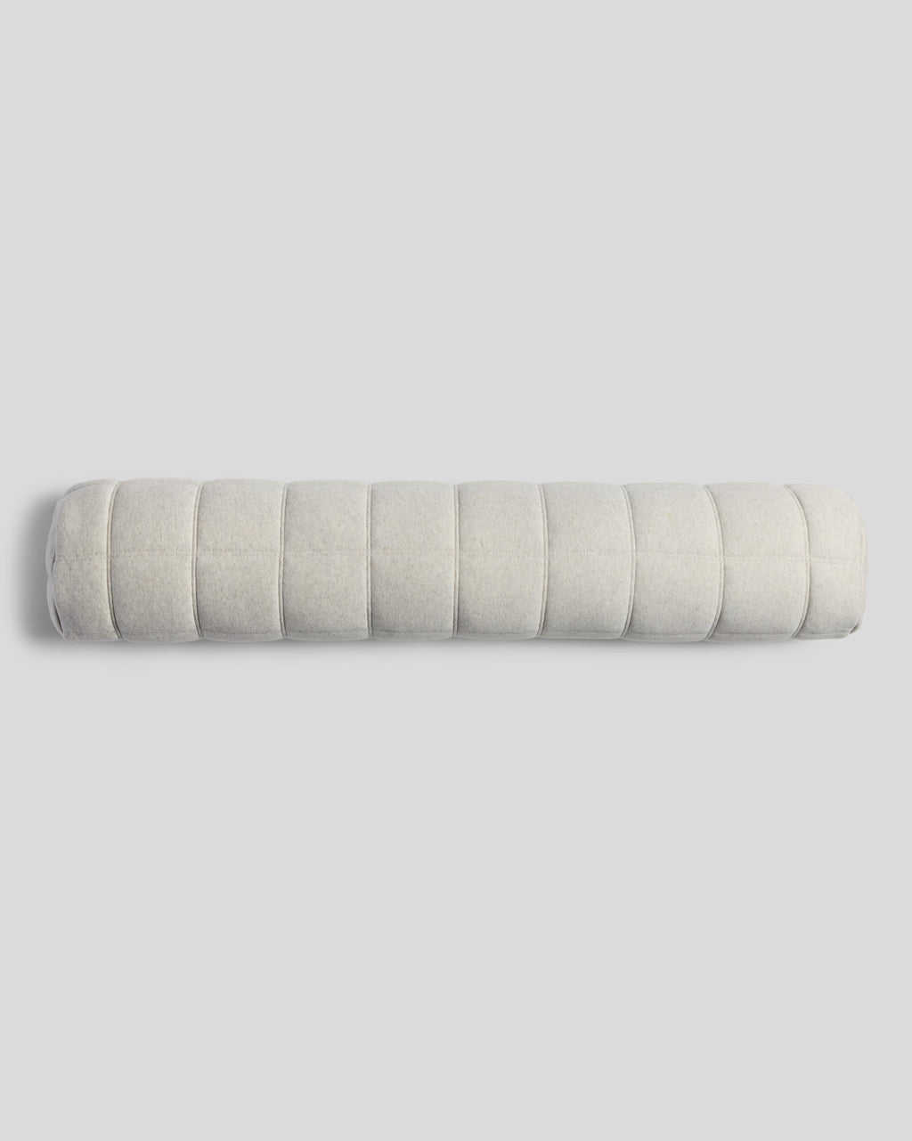 Linen Tencel Jersey Bolster Pillow Cover - FINAL SALE (Heathered Oatmeal)