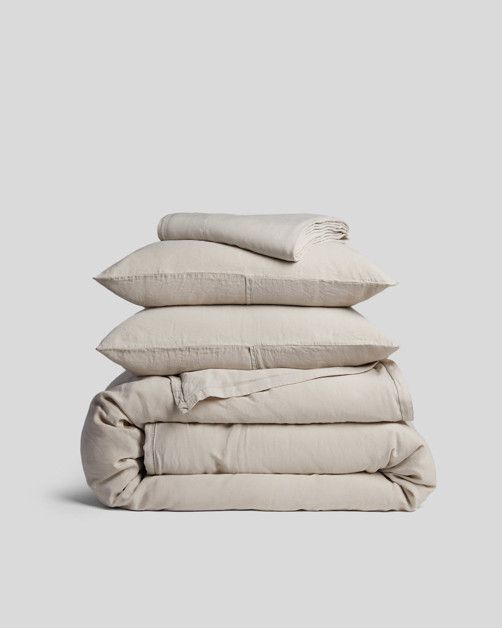 Linen Tencel Venice Set - Bone F/Q