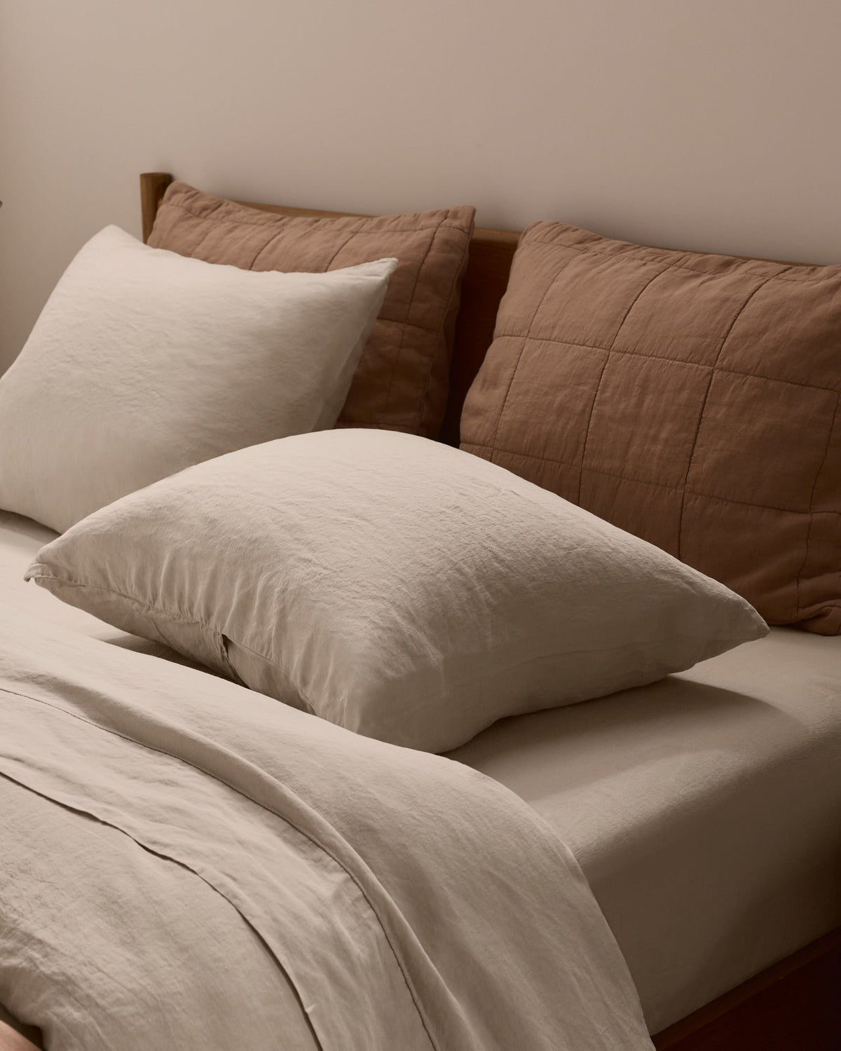 Linen Tencel Pillowcase Set (Bone) - Image 2