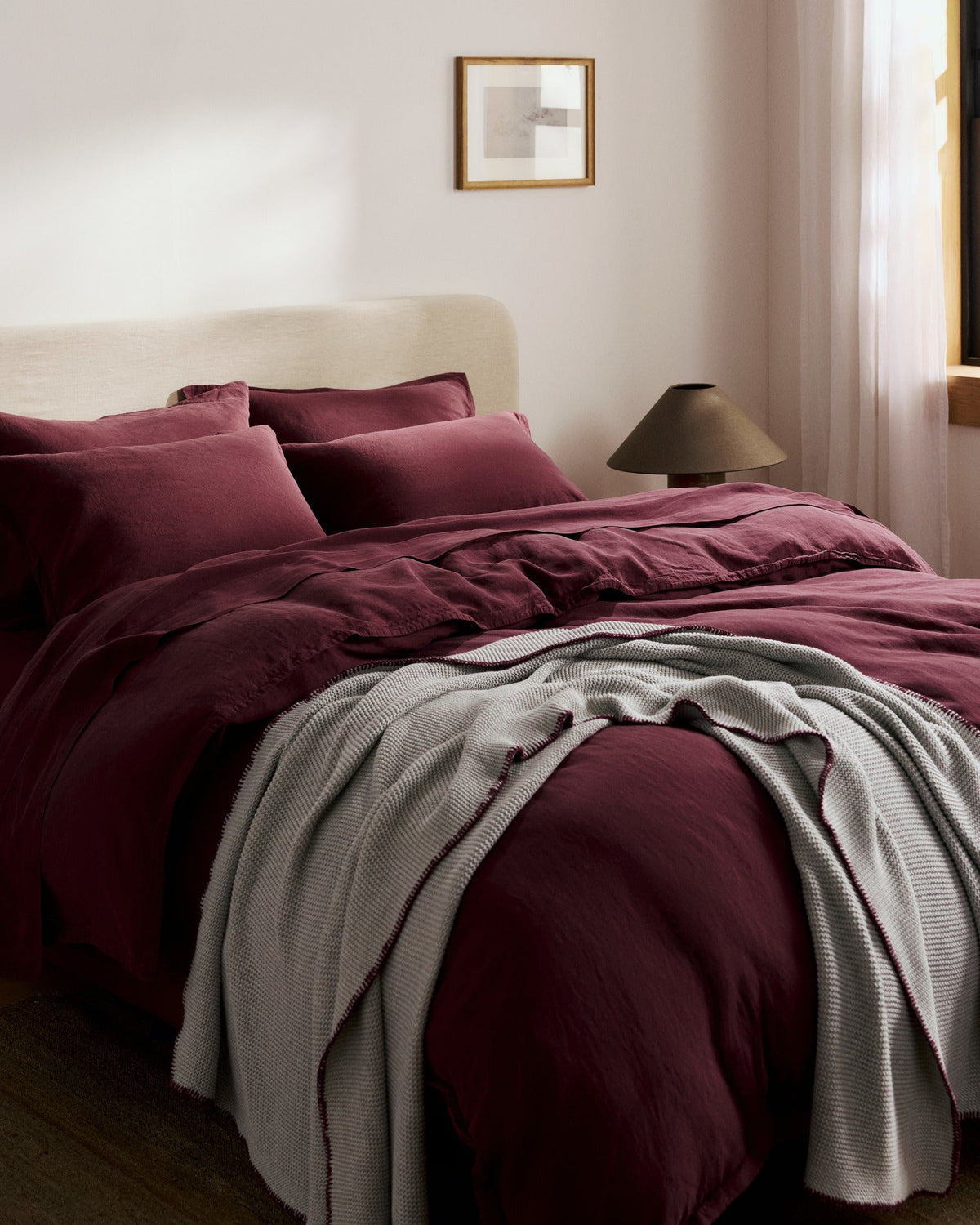 Linen Tencel Bundle - Garnet F/Q - Image 2