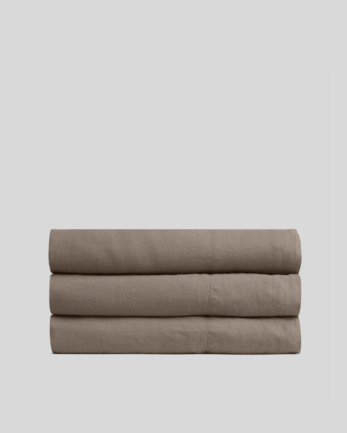 Linen Top Sheet (Warm Grey)