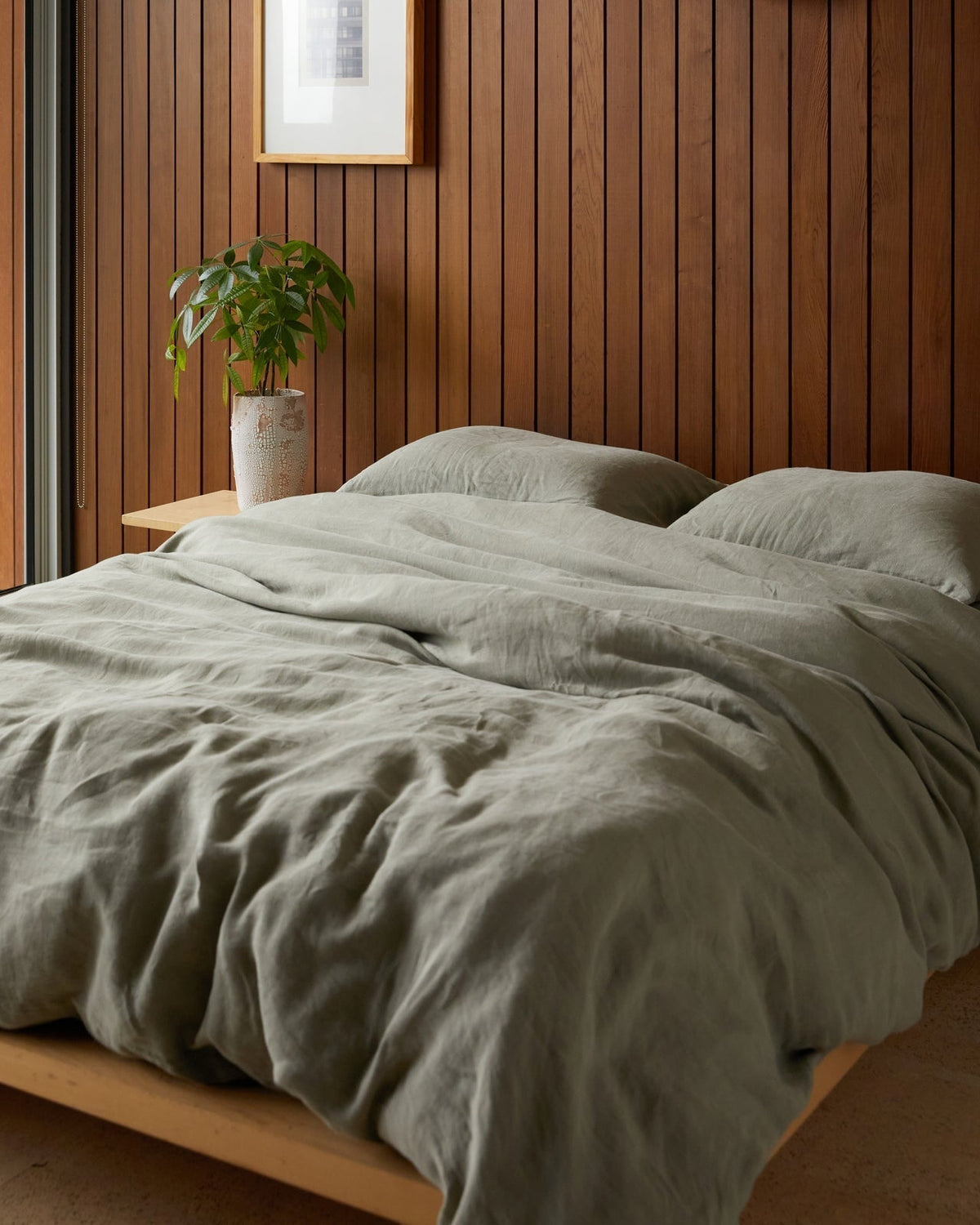 Linen Venice Set - Moss F/Q - Image 2