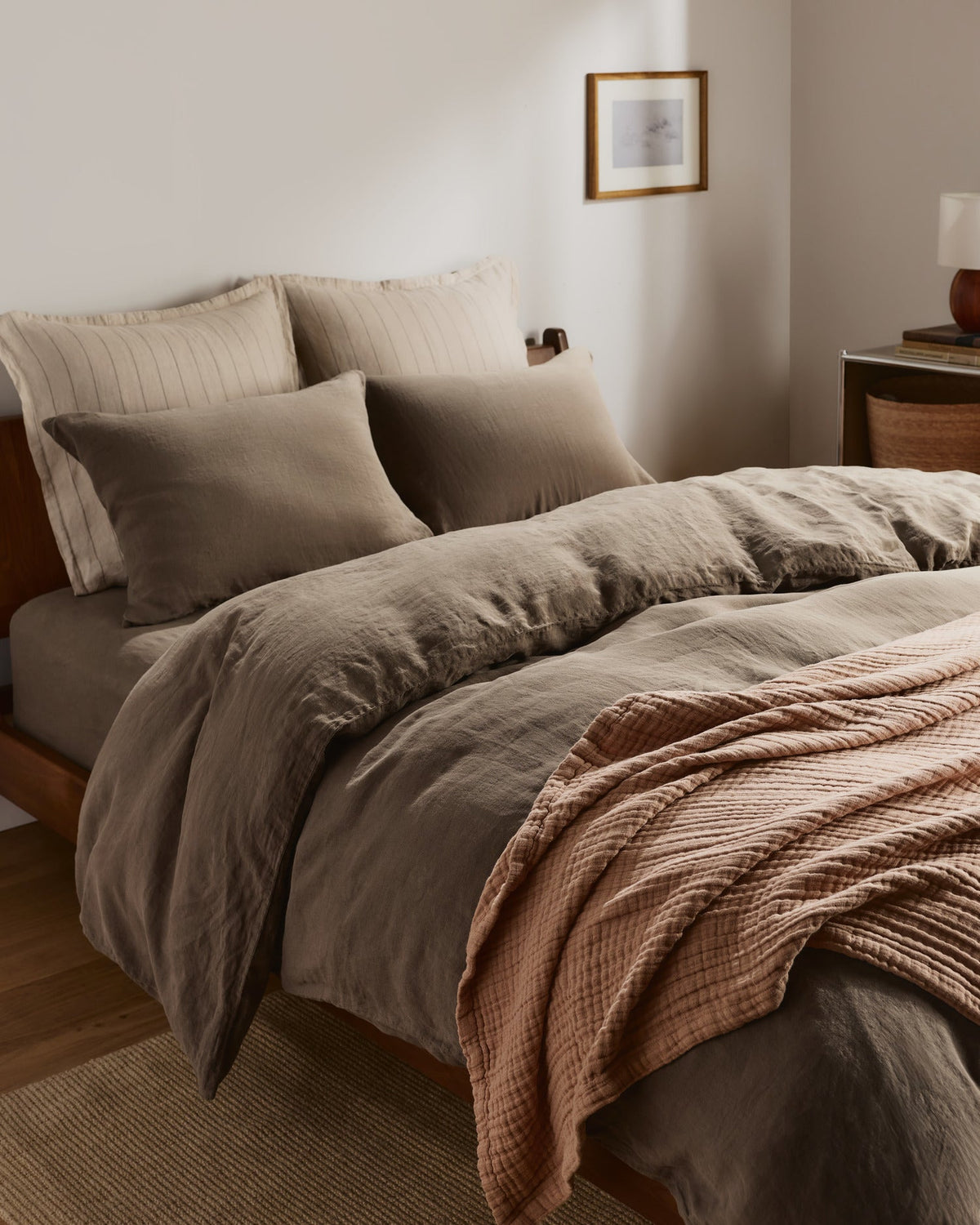 Cloud Linen Gauze Throw (Adobe) - Image 4