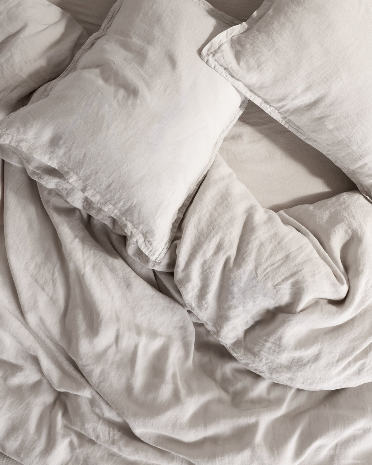 Linen Sheet Set - Dove F/Q - Image 2