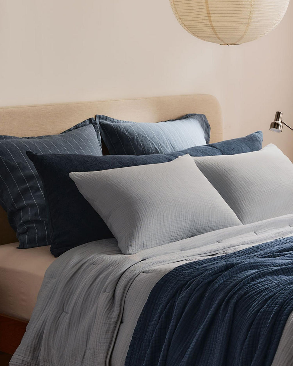 Organic Cloud Cotton Sham Set (Sky) - Image 6
