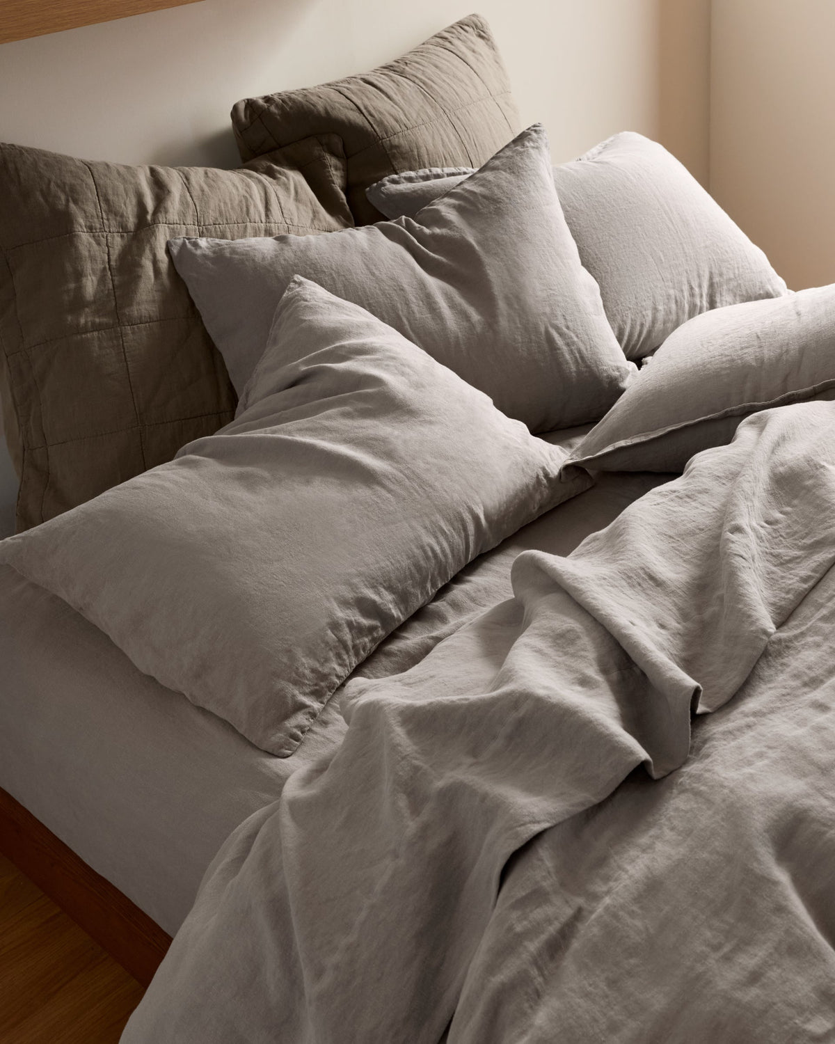 Linen Top Sheet (Pebble) - Image 4