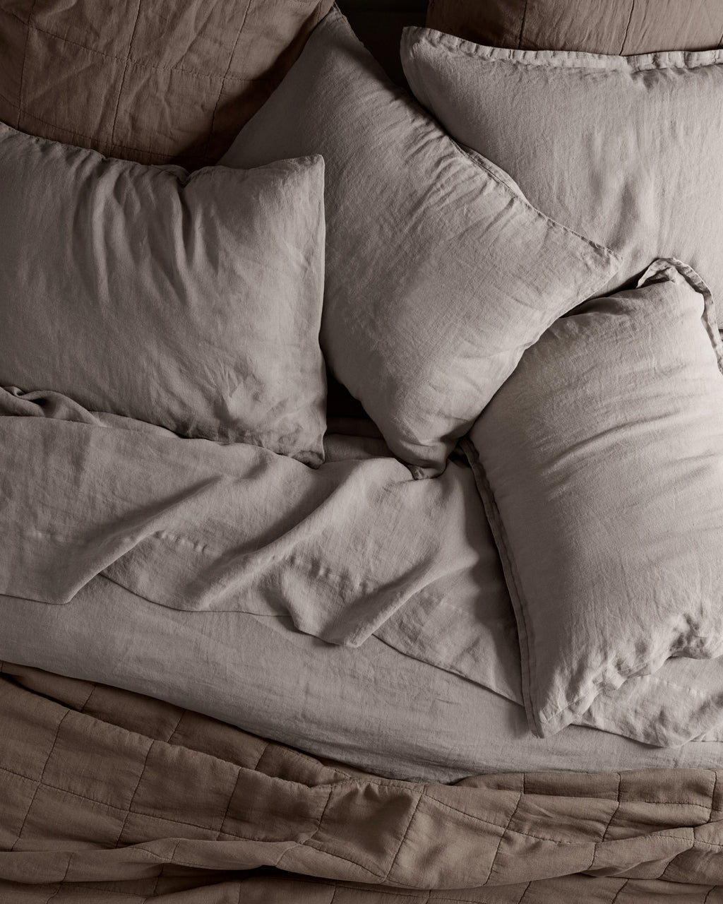 Linen Sham Set (Pebble) - Image 5