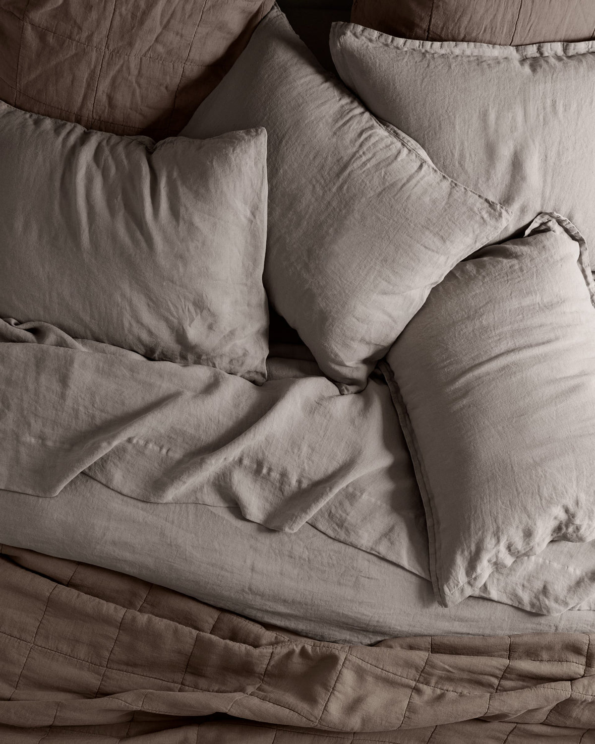 Linen Top Sheet (Pebble) - Image 2