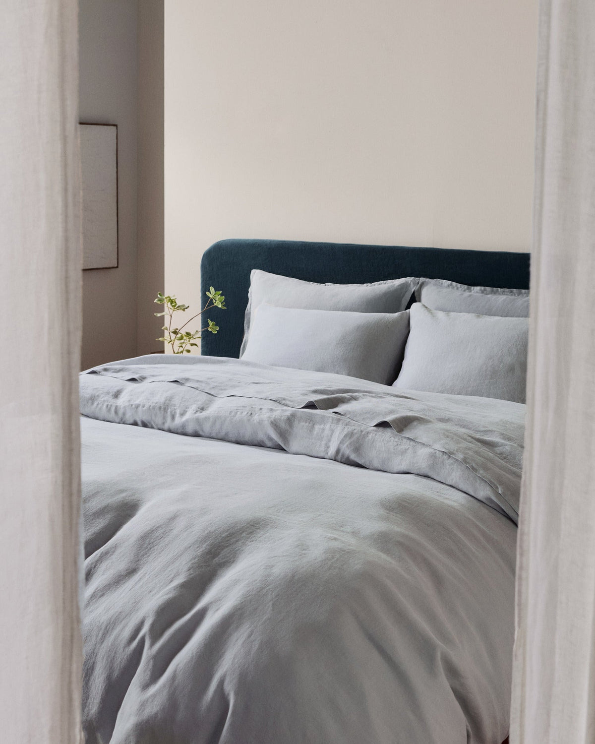 Linen Sheet Set - Sky F/Q - Image 4