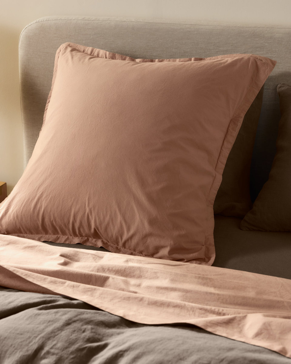 Brushed Cotton Euro Sham (Adobe) - Image 2