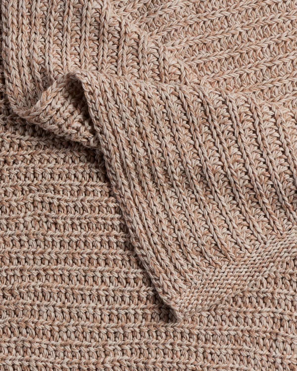 Marled Cotton Throw (Adobe) - Image 3