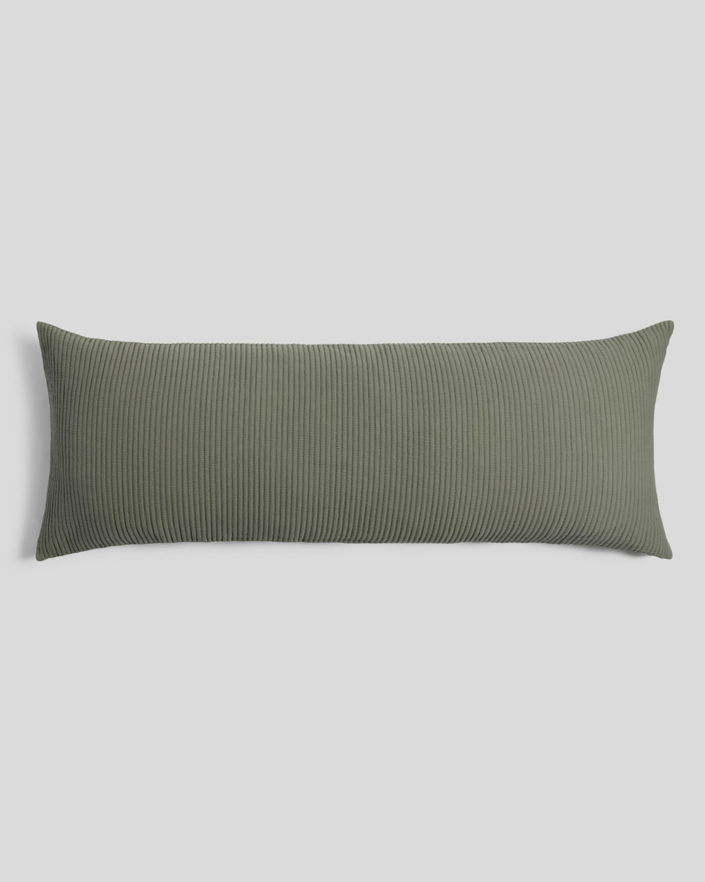 Matelasse Body Pillow Cover (Moss)