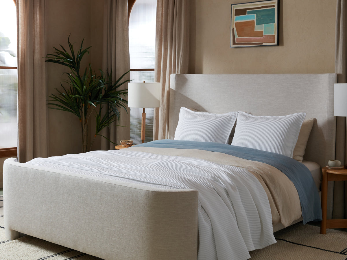 Matelasse Sham Set (White) - Image 2