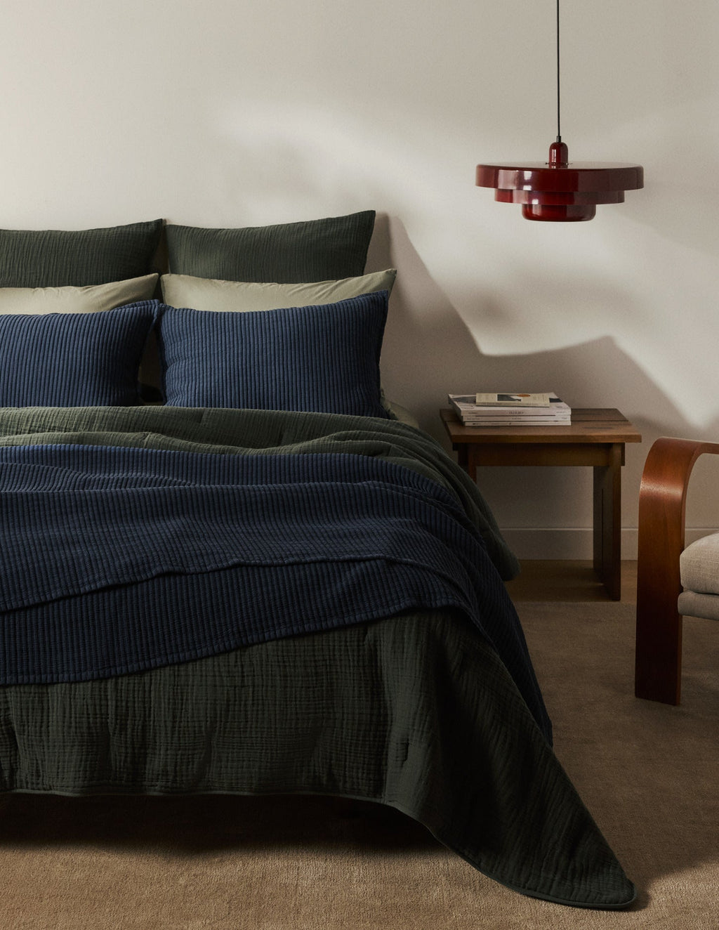 Matelasse Coverlet (Ink) - Image 5