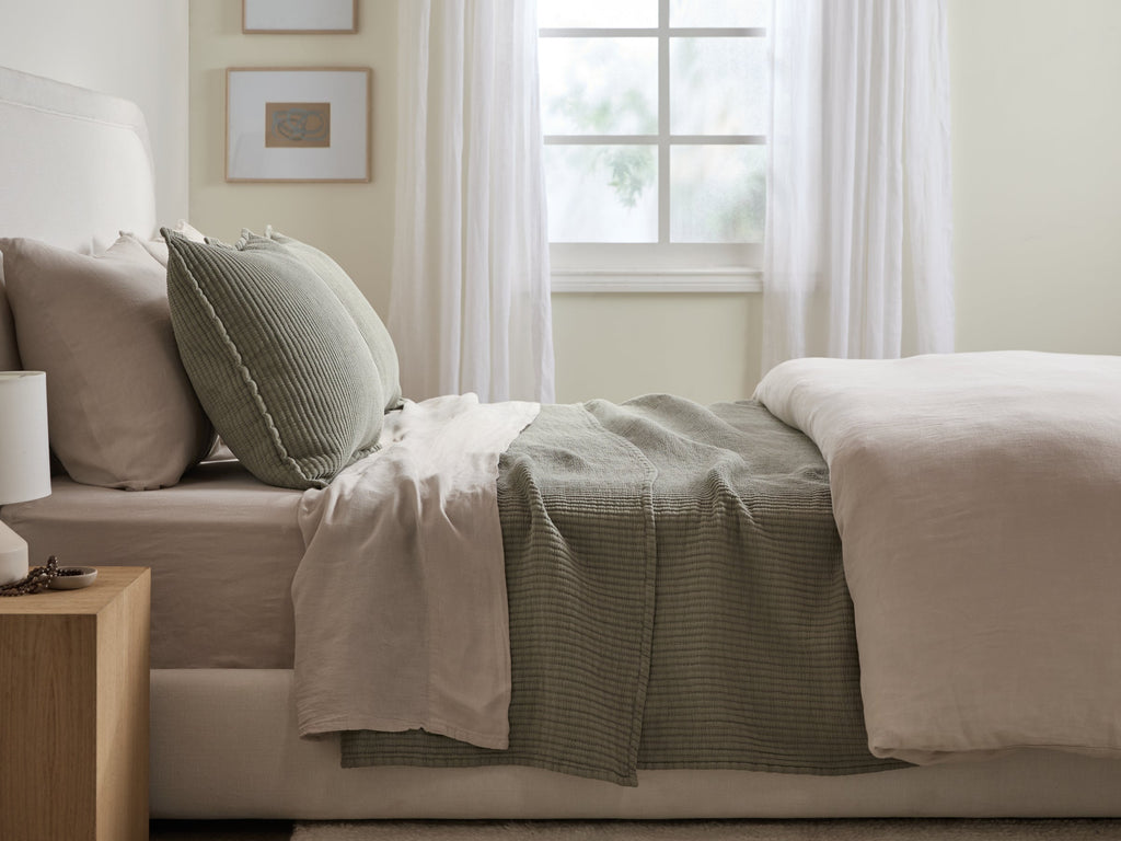 Matelasse Sham Set (Moss) - Image 2