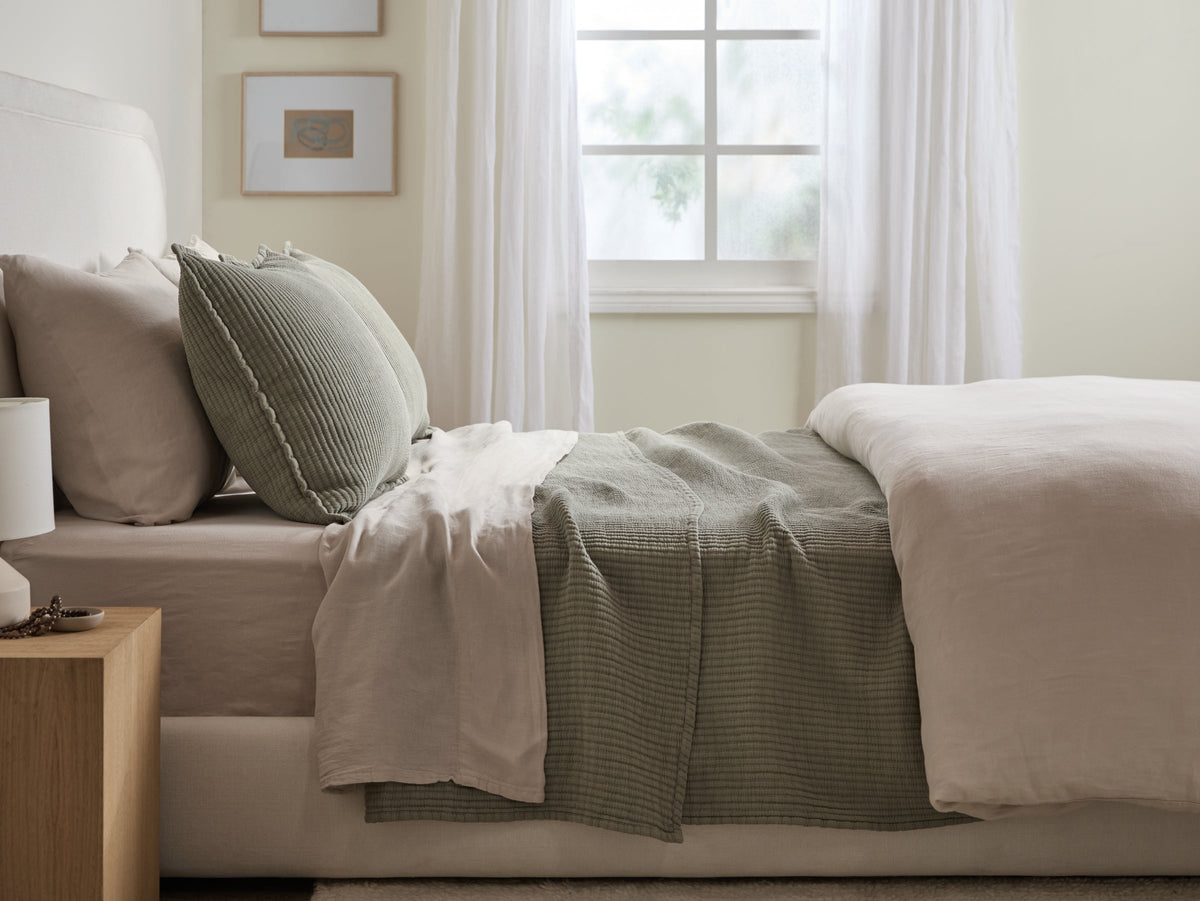 Matelasse Sham Set (Moss) - Image 2