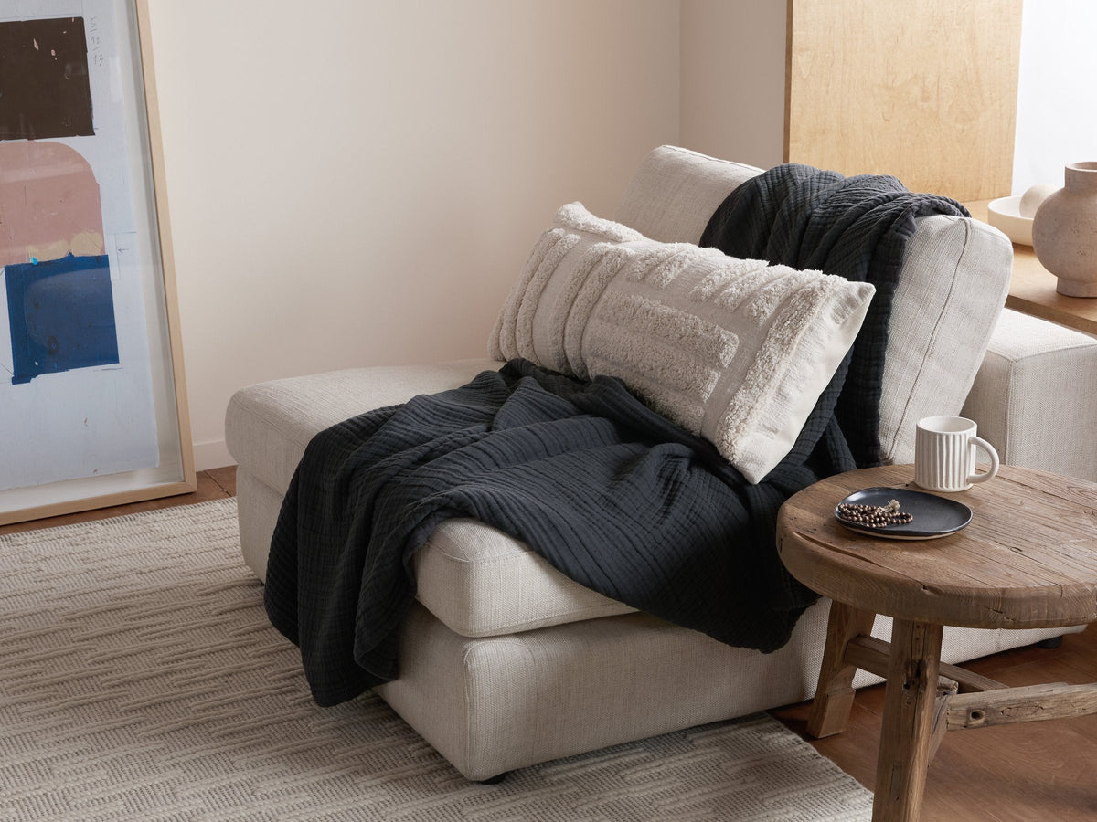 Nomad Lumbar Pillow Cover - FINAL SALE (Beige) - Image 2