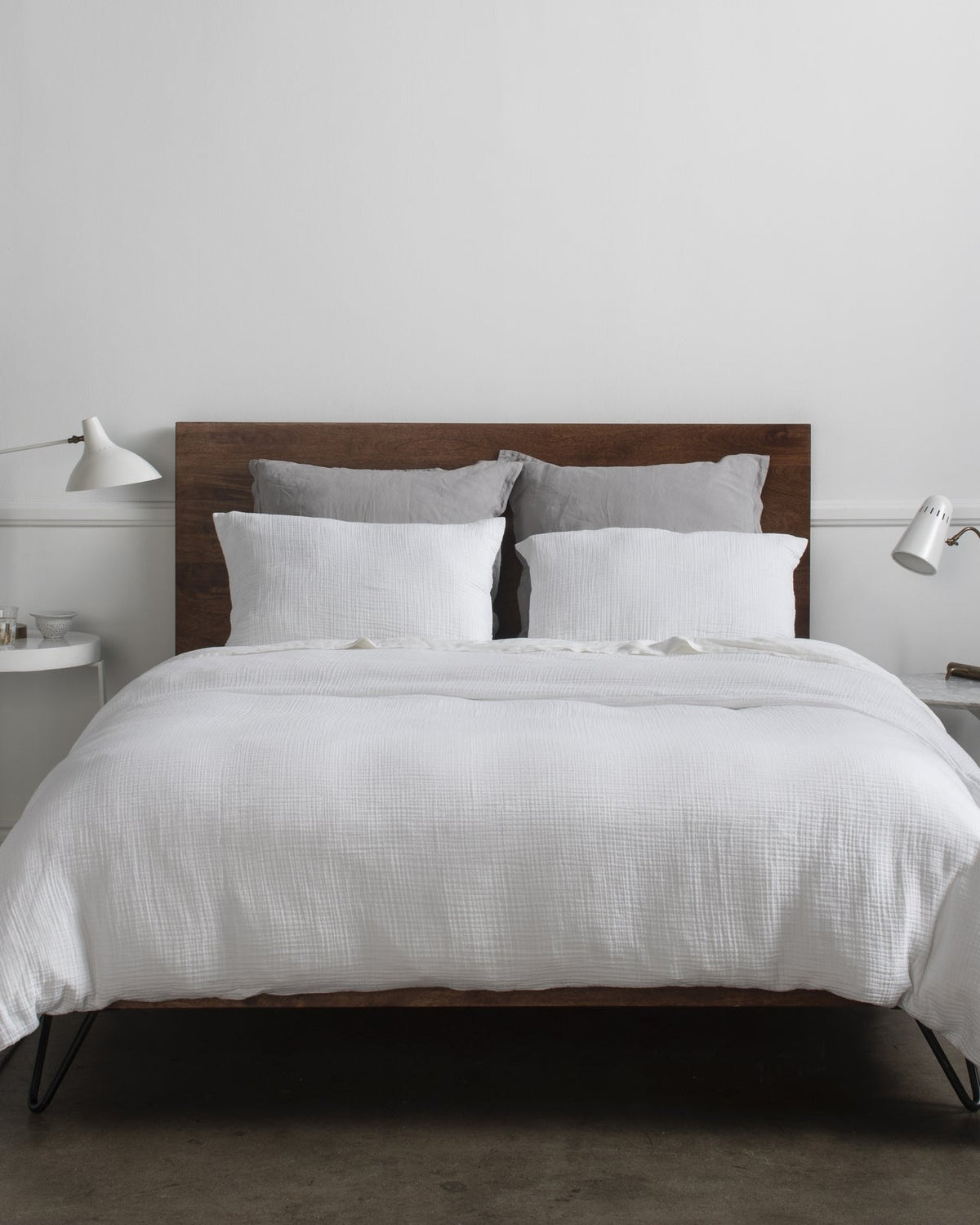 Organic Cloud Cotton Duvet Cover Set - FINAL SALE (White) - Image 2