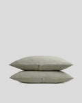 Organic Cloud Cotton Sham Set - FINAL SALE (Heathered Moss)