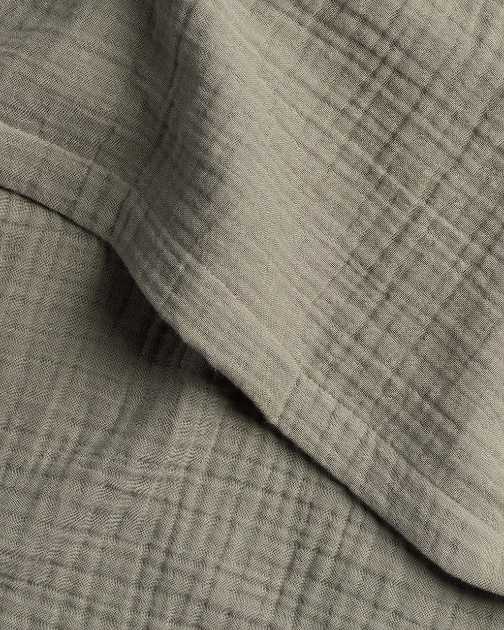 Organic Cloud Cotton Duvet Cover - FINAL SALE (Moss) - Image 3