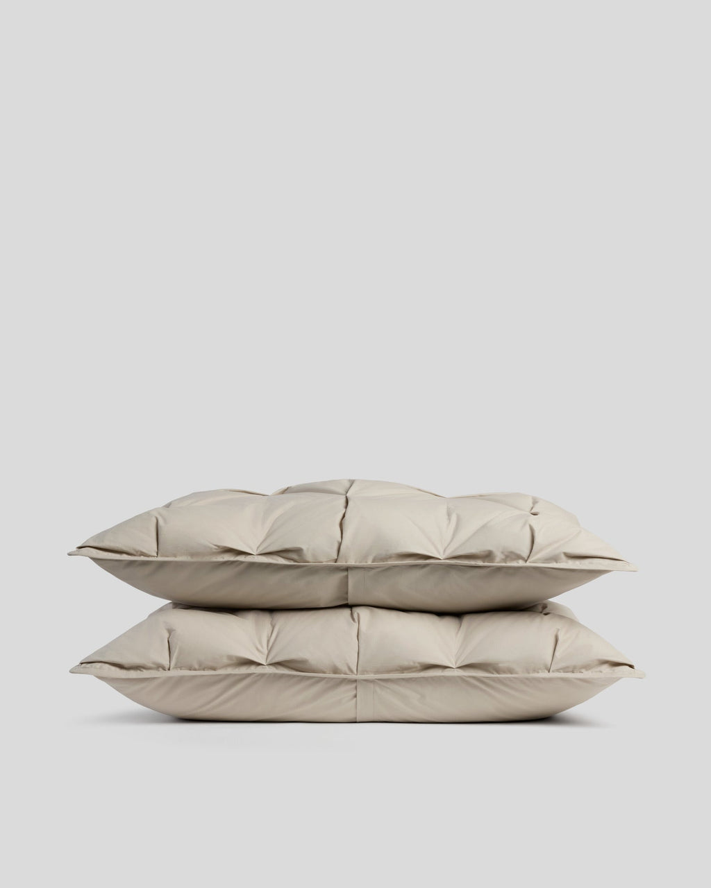 Organic Cotton Puff Shams (Bone)