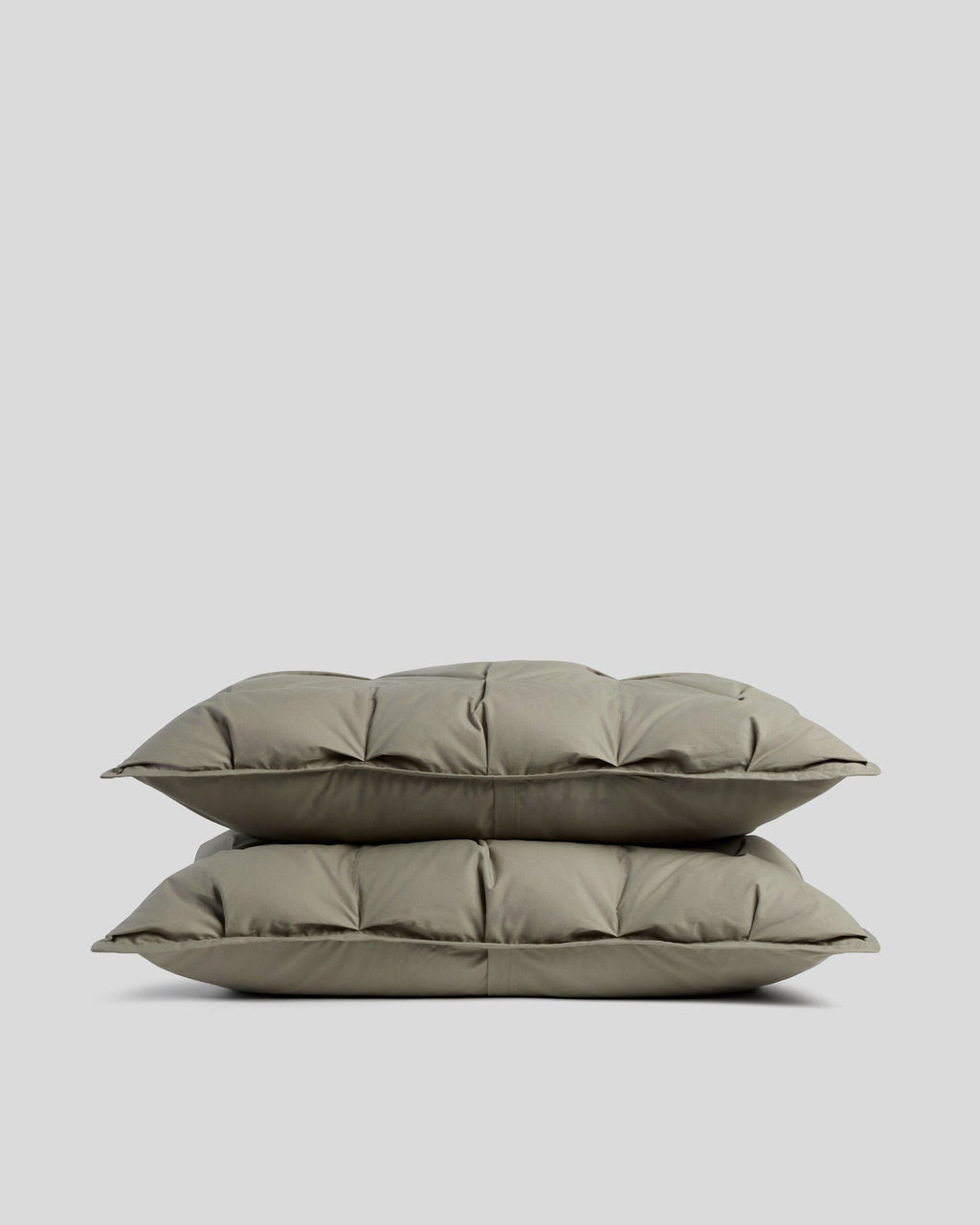 Organic Cotton Puff Shams (Moss)