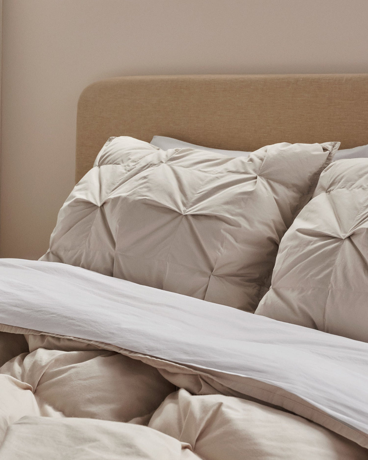 Organic Cotton Puff Shams (Bone) - Image 2