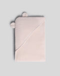 Organic Hooded Baby Towel with Ears (Blush)