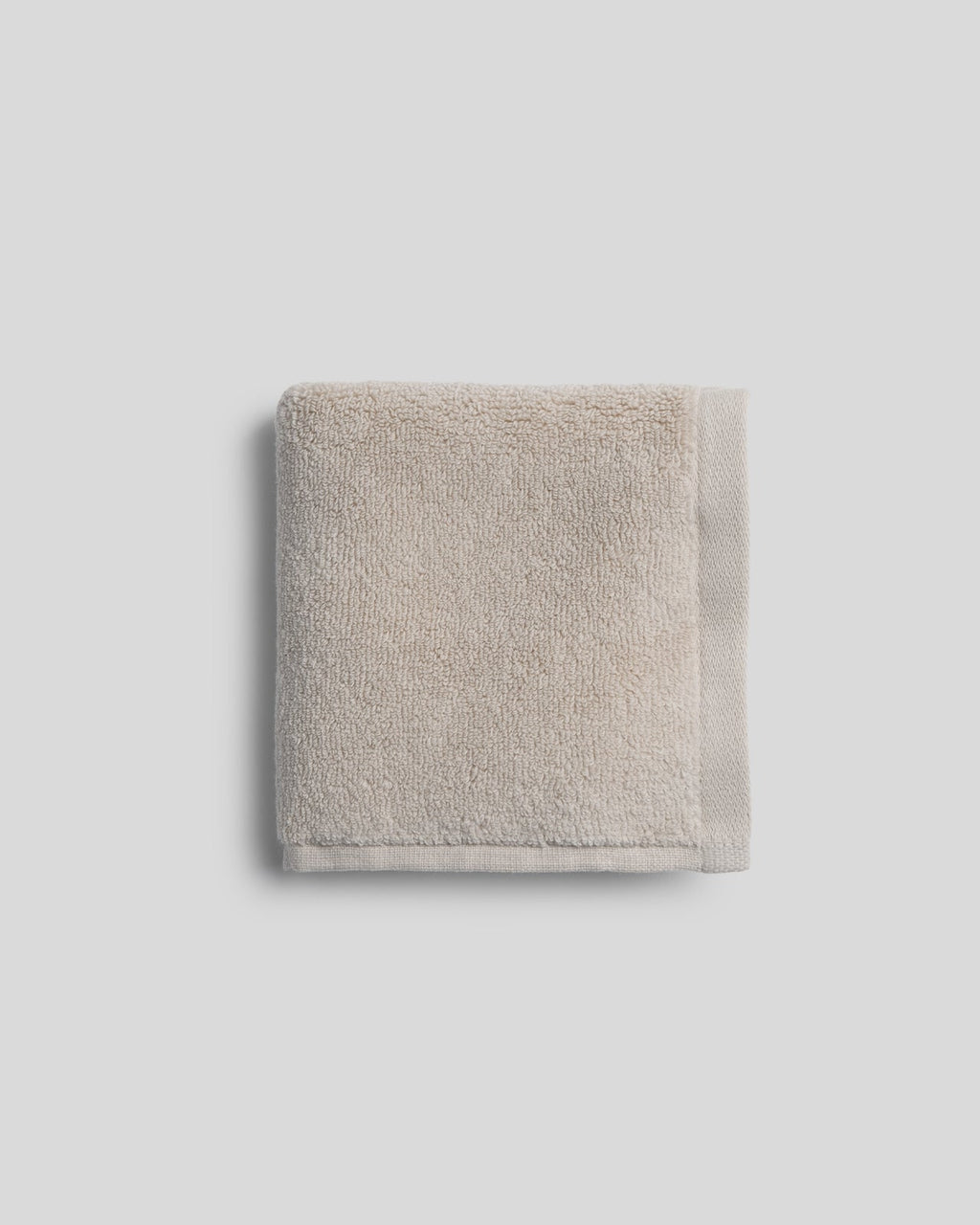 Organic Plush Towels (Bone) - Washcloth