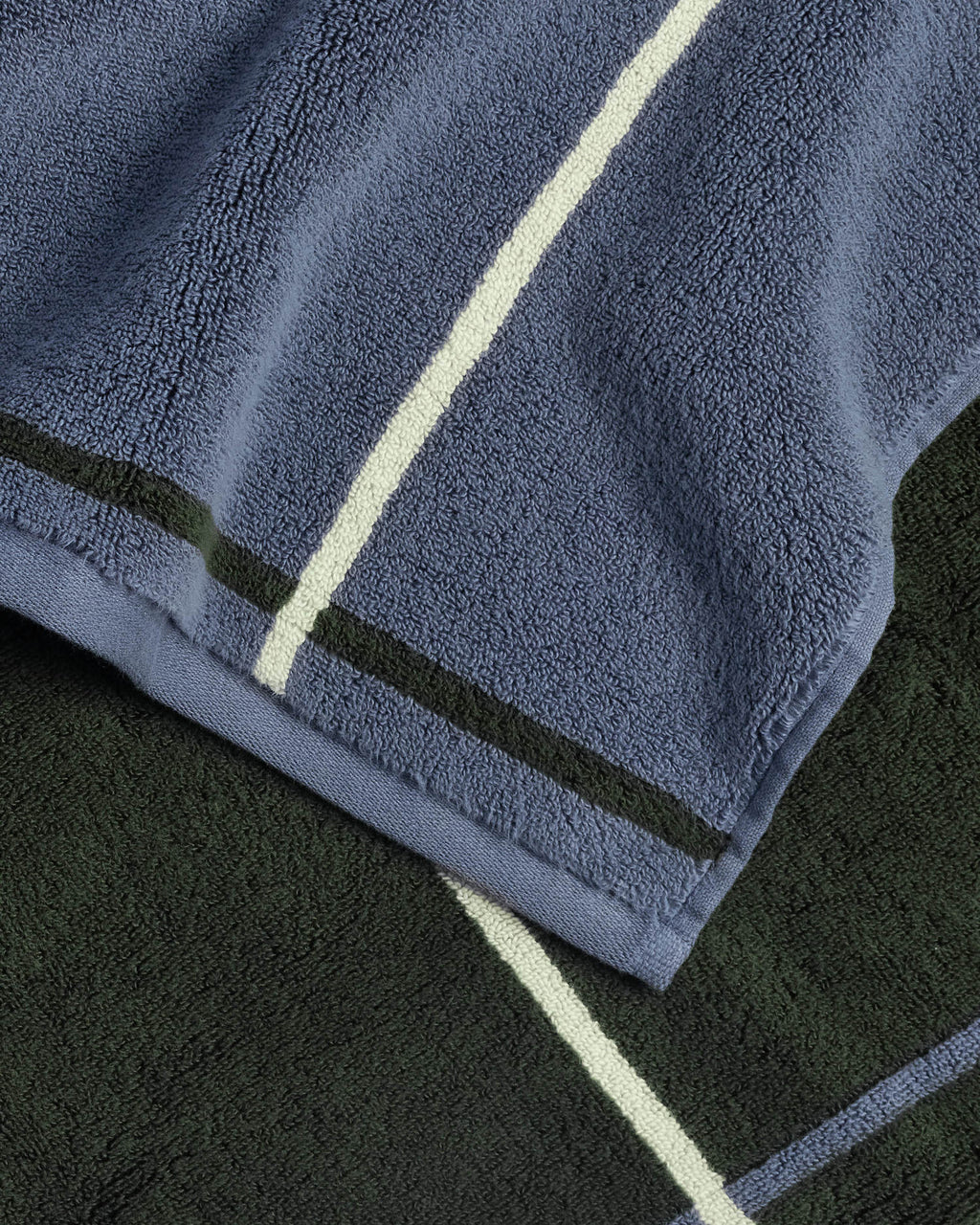 Organic Plush Towels (Dusk Windowpane) - Image 3