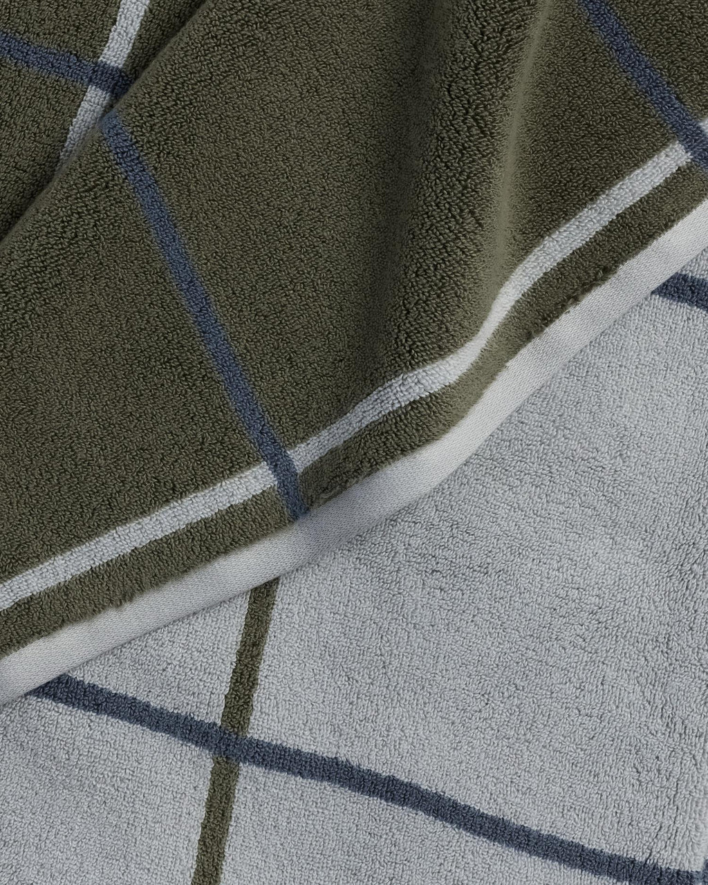 6+6 Organic Plush Bath Bundle - Thyme Windowpane - Image 3