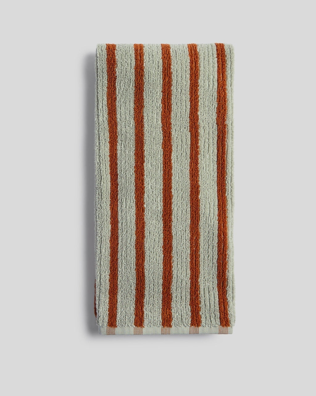 2+2 Organic Resort Stripe Bath Bundle - Sage with Russet - Image 4