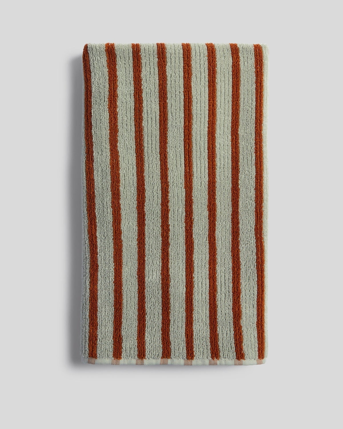2+2 Organic Resort Stripe Bath Bundle - Sage with Russet - Image 5