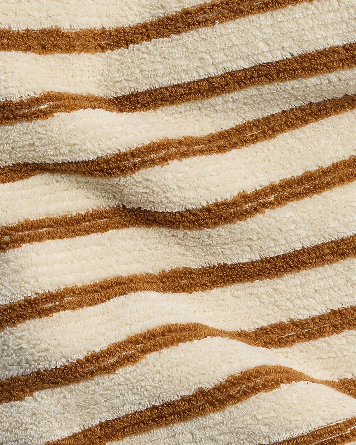6+6 Organic Resort Stripe Bath Bundle - Butter with Honey - Image 3
