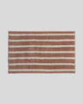 Organic Resort Stripe Tub Mat (Adobe with Butter)