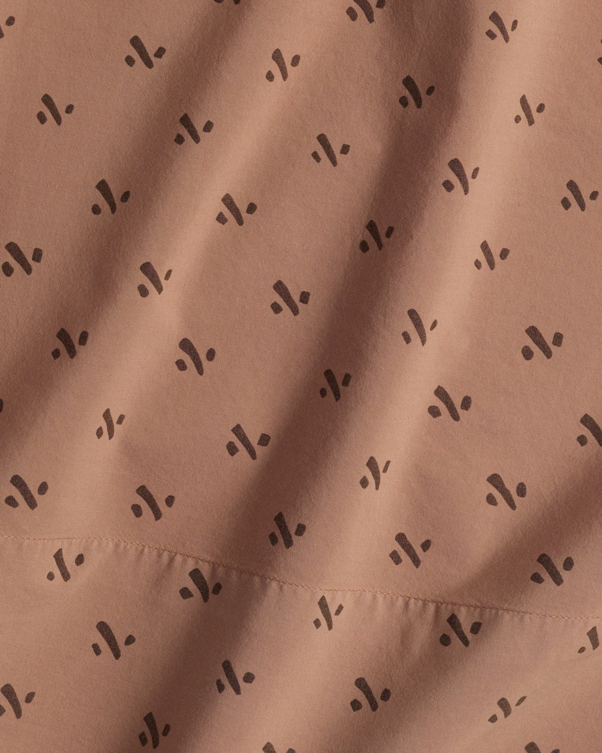 Overdyed Vintage Print Top Sheet (Adobe) - Image 3