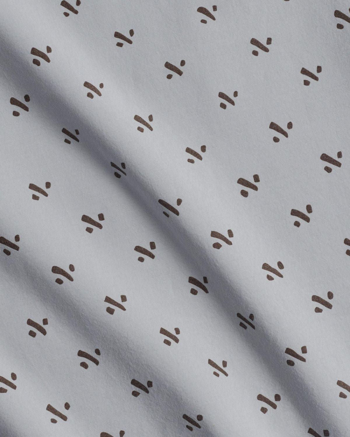 Overdyed Vintage Print Fitted Sheet (Sky) - Image 3