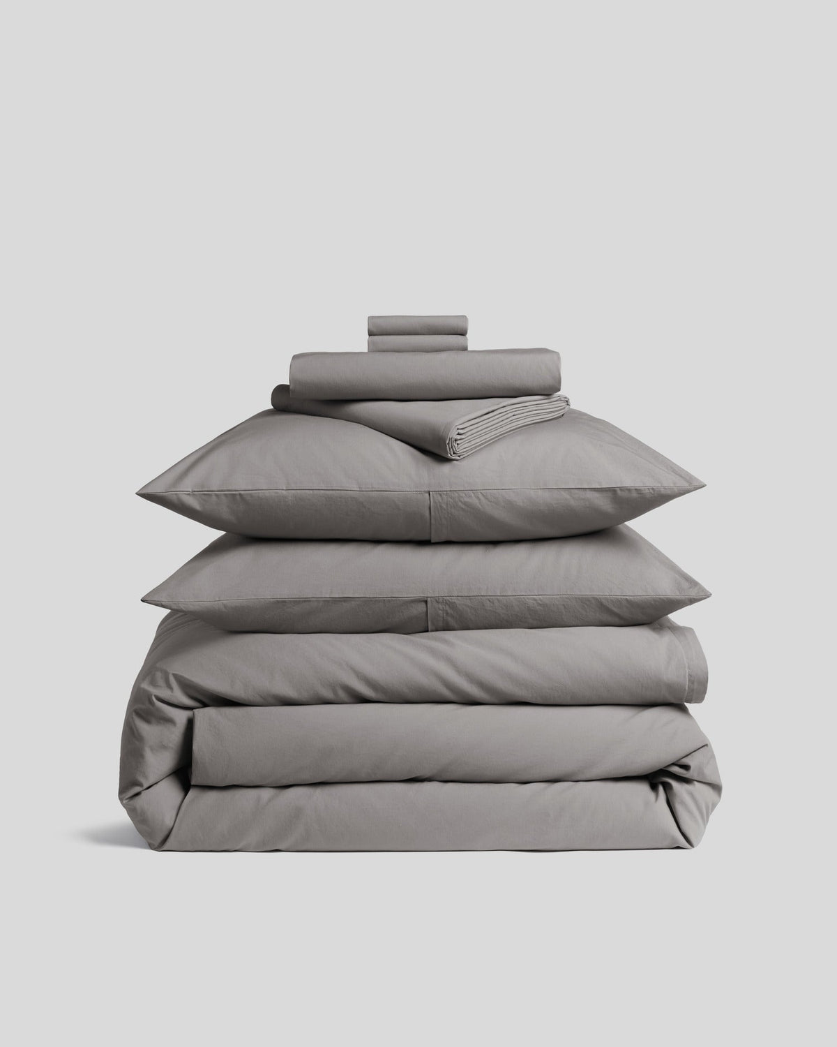 Percale Bundle - Pebble K/CK