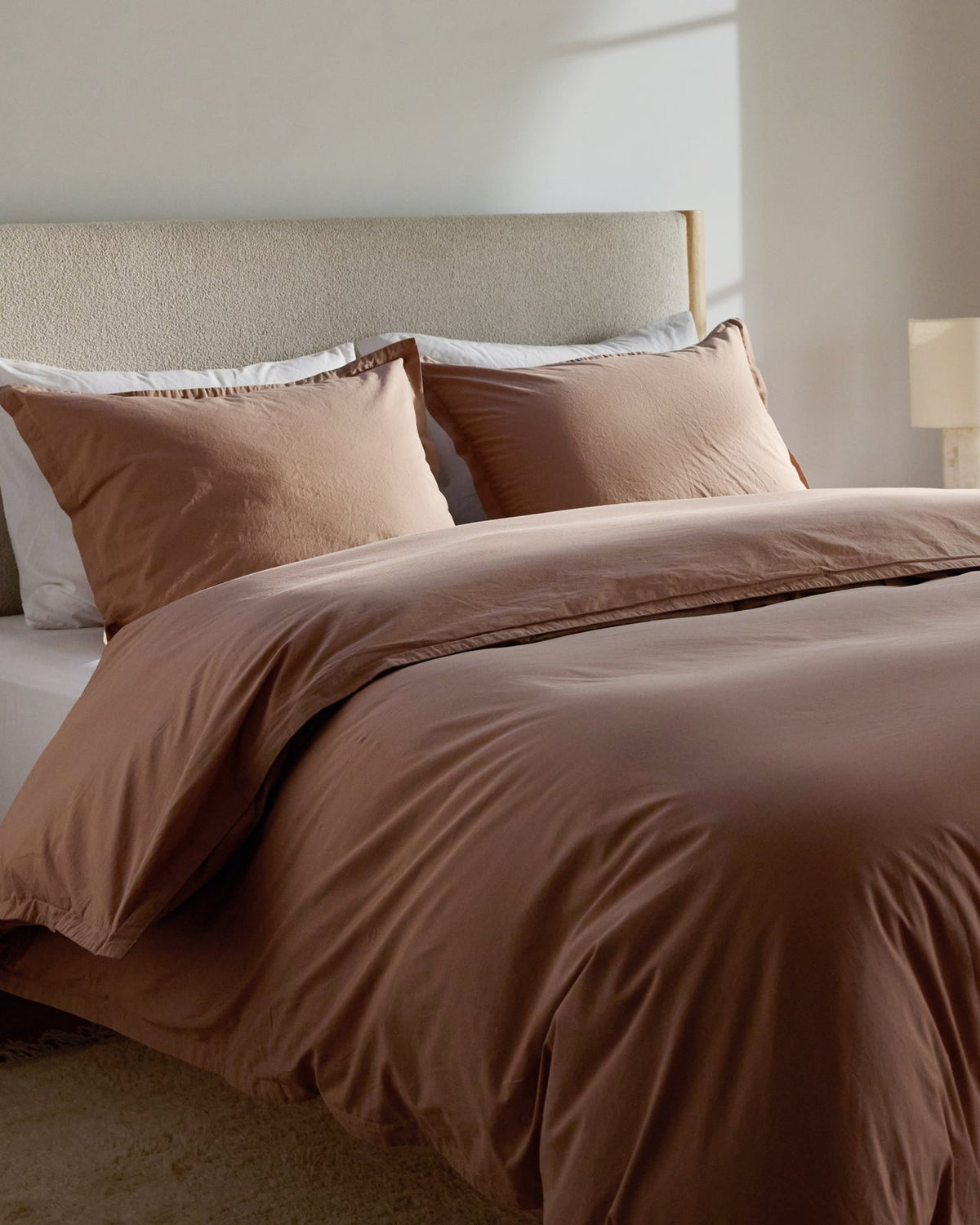 Percale Duvet Cover Set - Adobe K/CK - Image 2