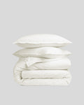 Percale Duvet Cover Set - Cream TW/XL