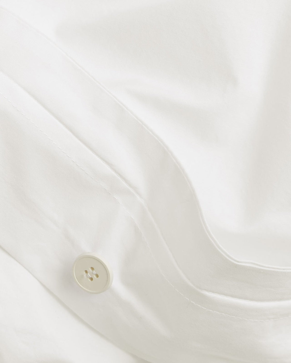 Percale Duvet Cover Set - Cream TW/XL - Image 3