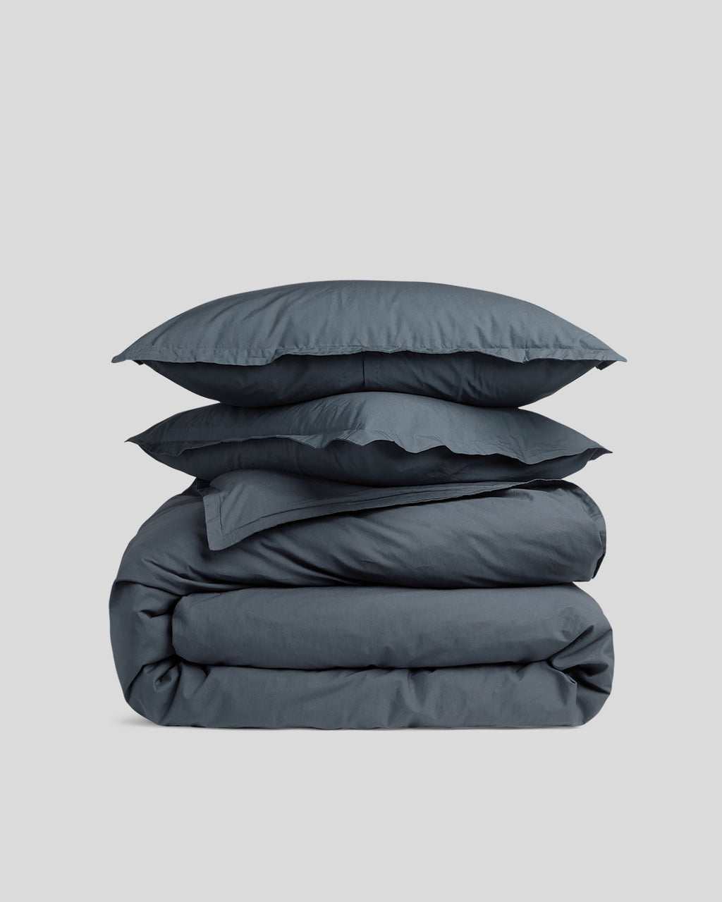 Percale Duvet Cover Set - Dusk TW/XL