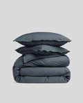 Percale Duvet Cover Set - Dusk F/Q