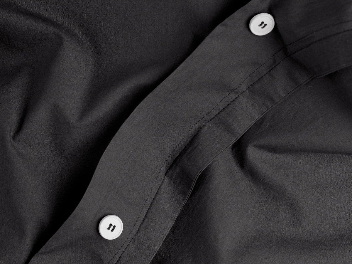 Percale Duvet Cover - FINAL SALE (Slate) - Image 3