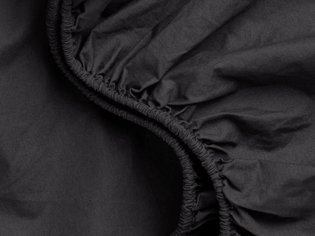 Percale Fitted Sheet - FINAL SALE (Slate) - Image 3