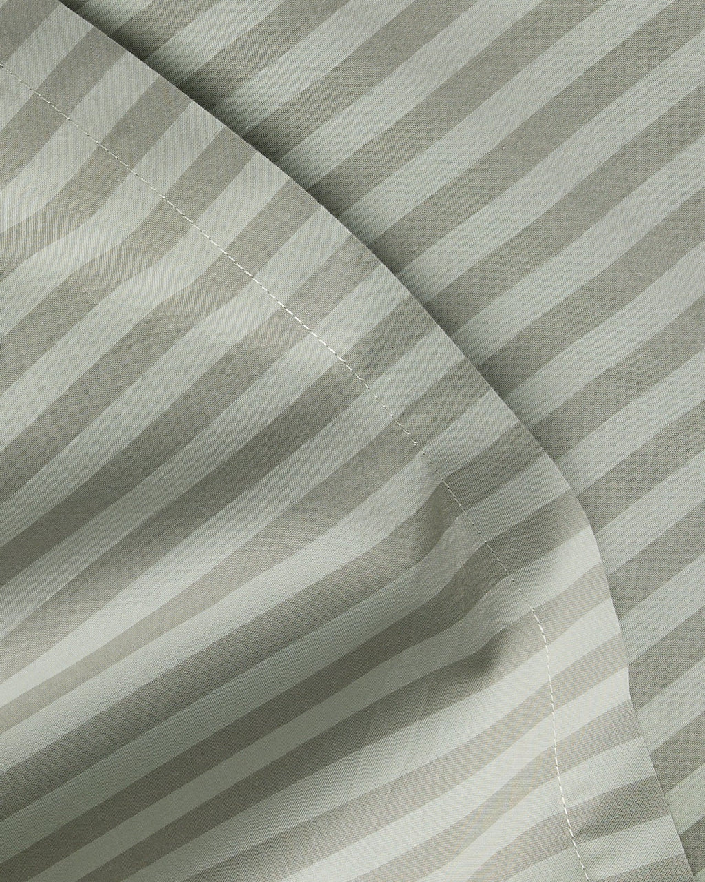 Percale Pillowcase Set (Moss Stripe) - Image 3