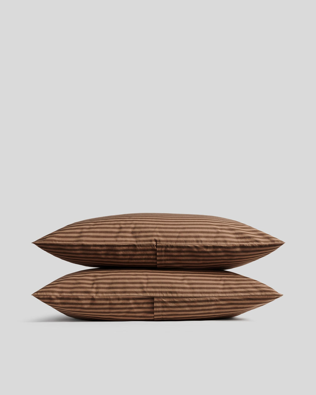 Percale Pillowcase Set (Adobe Stripe)