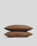 Percale Pillowcase Set (Adobe Stripe)