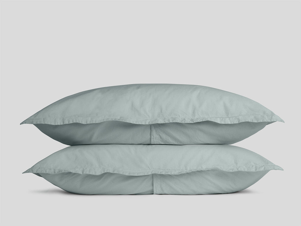 Percale Sham Set - FINAL SALE (Spa) - Image 3