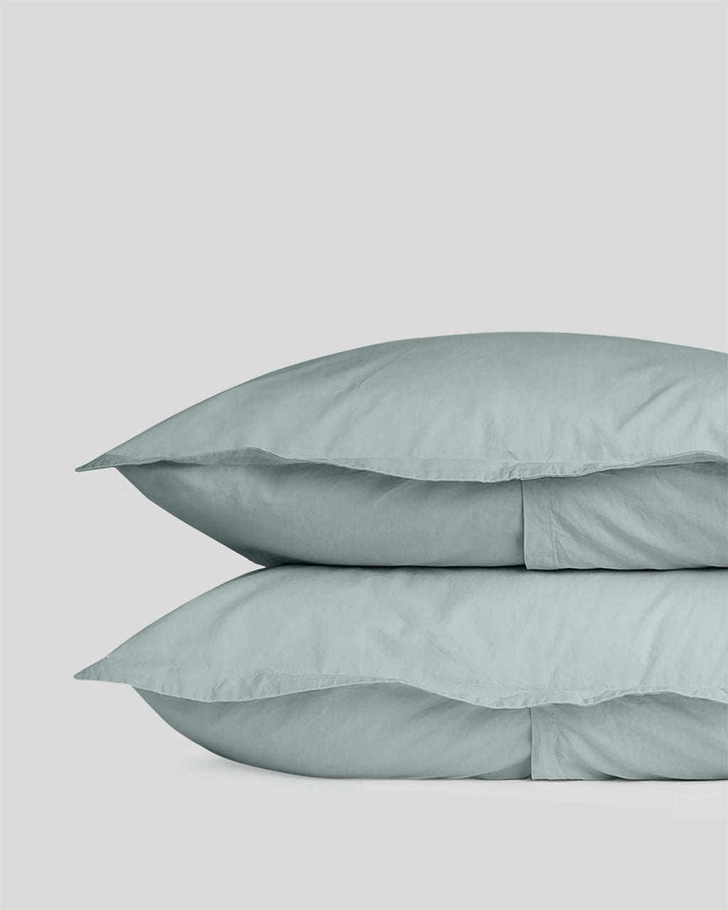 Percale Sham Set - FINAL SALE (Spa)